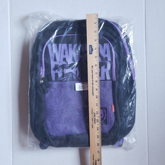 Disney Black Panther Wakanda Marvel Backpack NWT - Picture 4 of 12
